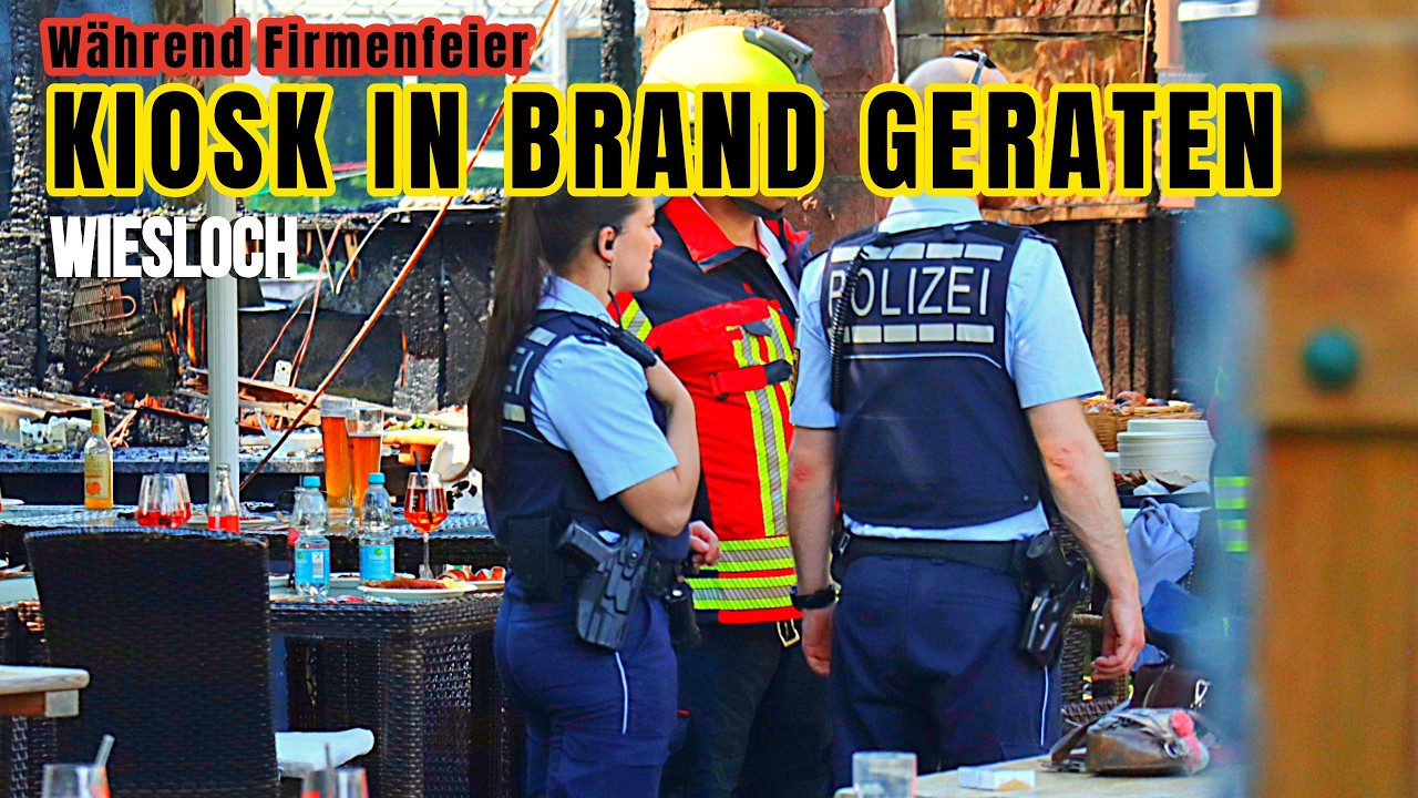 Brandausbruch bei Firmenfeier in Wiesloch – Zwei Verletzte und 50.000 Euro Schaden