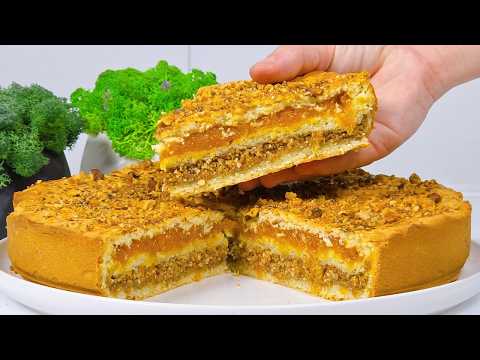 Пеку Этот ПИРОГ Через ДЕНЬ!! НЕВЕРОЯТНОГО ВКУСА ДВУХСЛОЙНЫЙ Пирог с ОРЕХАМИ