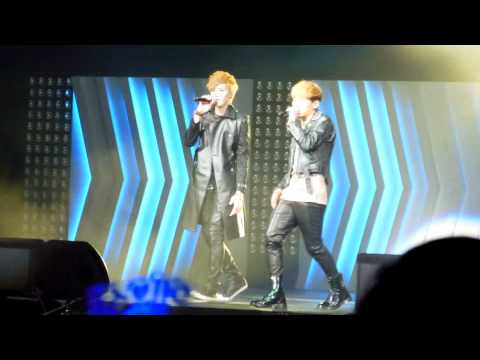 120520 SMTown LA -- BoA Key and Kris, One Dream [Kris focus]