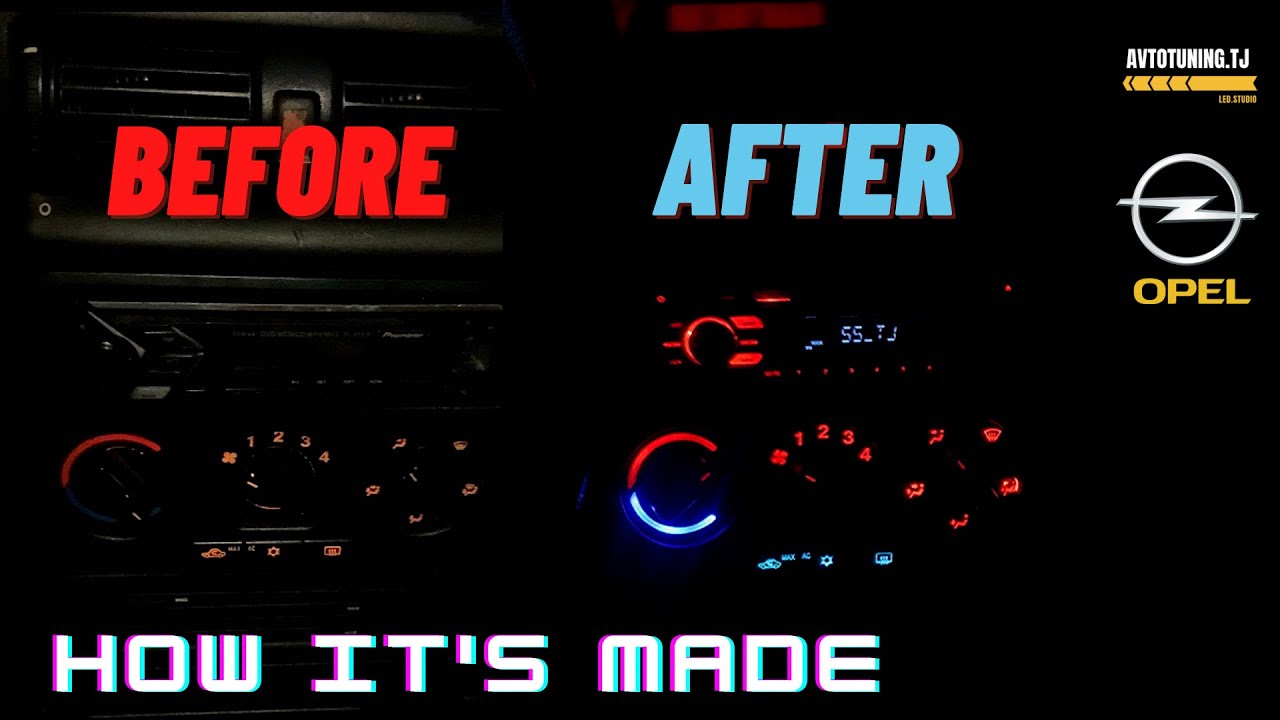 Opel Astra G | LED Interior Car Lights How it's Made