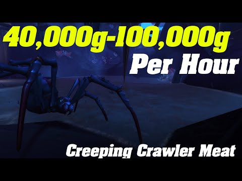 40,000g-100,000g Per Hour | Shadowlands Hyperspawn | Meat & leather Farm