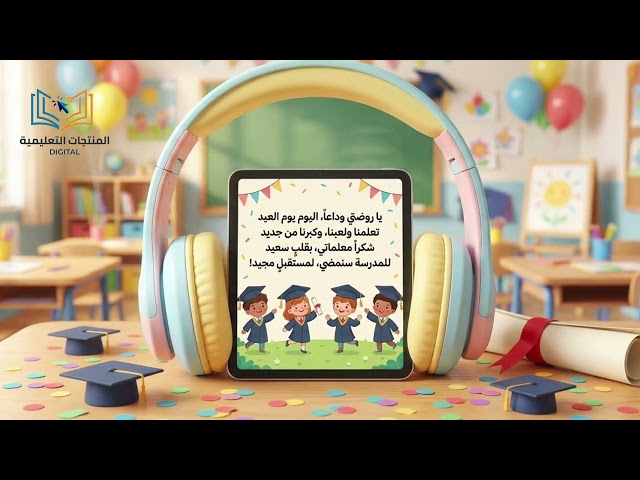 انشودة (روضتي .. فرحة ونجاح) ملف صوتي جديد 2026