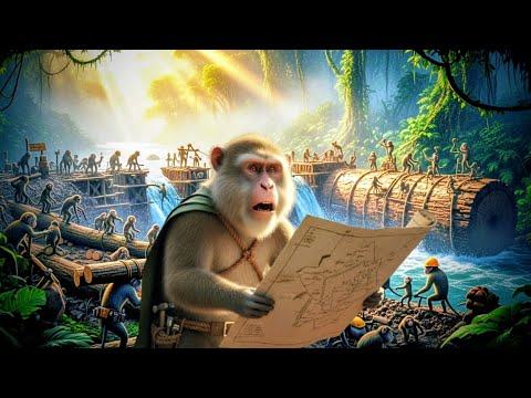 Hundreds of millions of Indians shocked - Monkeys build largest dam (8k)