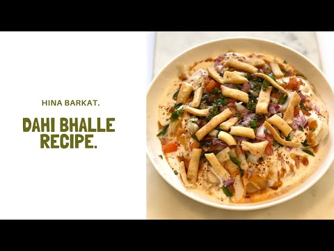 Dahi Bhalle Recipe | Appetizers | Pakistani Recipes | Moong & Maash Dal Bhalle | Hina Barkat.