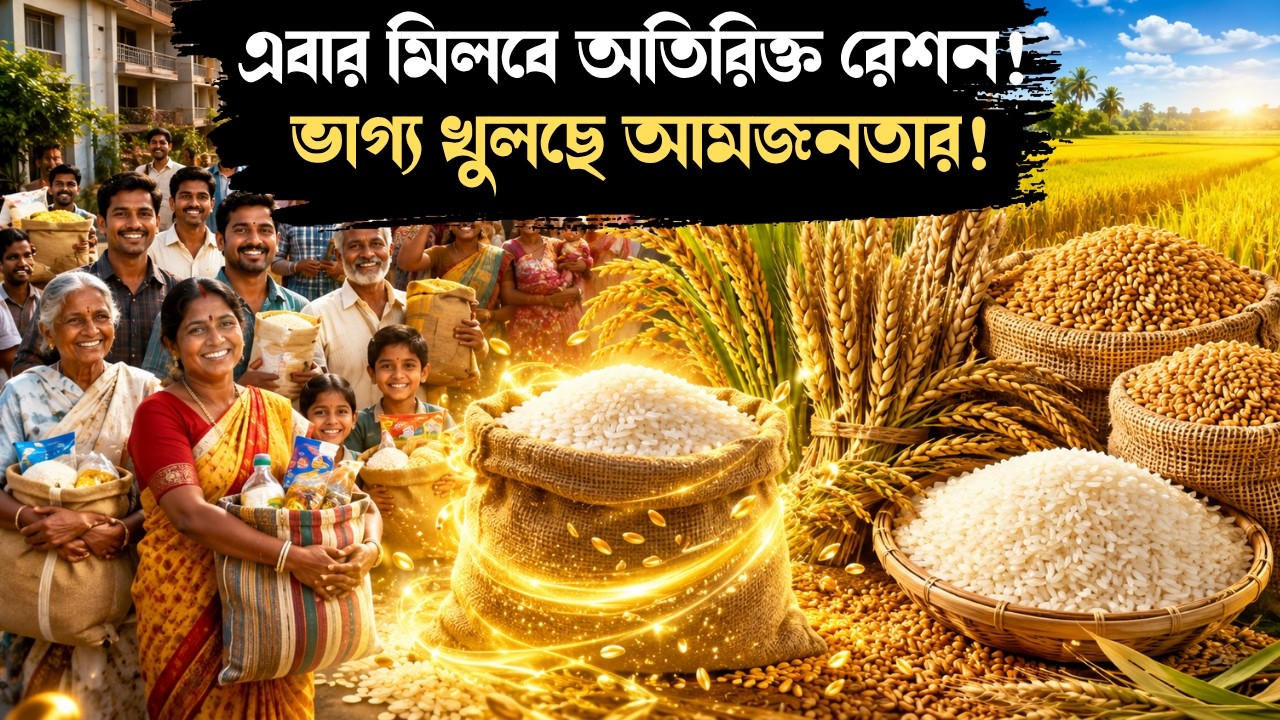 এই রেশন কার্ডে মিলবে অতিরিক্ত রেশন! ভাগ্য খুলছে আমজনতার! | PMGKAY Ration
