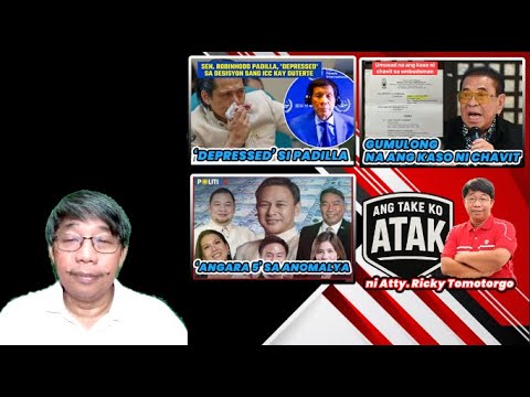 'DEPRESSED' SI PADILLA | GUMULONG NA ANG KASO NI CHAVIT | 'ANGARA 5' SA ANOMALYA