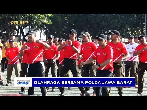 POLDA JABAR RUTIN GELAR OLAHRAGA BERSAMA