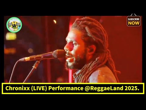 Chronixx LIVE Performance at Reggae Land 2025|Reggae Vibes|Conscious Reggae| Roots Reggae|Stageshow 