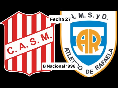 PES 6 ( Fecha 27 - San Martin de Tucuman vs Atletico Rafaela ) B Nacional 1996 con Atletico Rafaela
