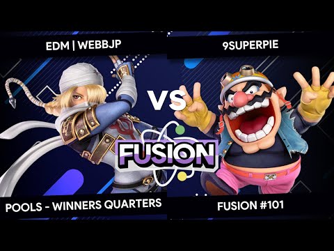 Fusion #101 - WebbJP (Sheik) vs 9SuperPie (Wario) - Pools - Winners Quarters