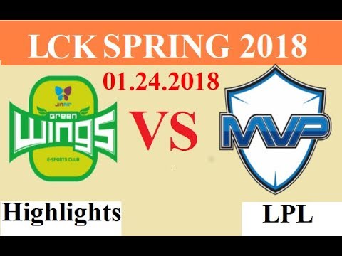 JAG vs MVP Highlights Game 2 LCK Spring 2018 W2D2 JinAir Green Wings vs MVP by Onivia