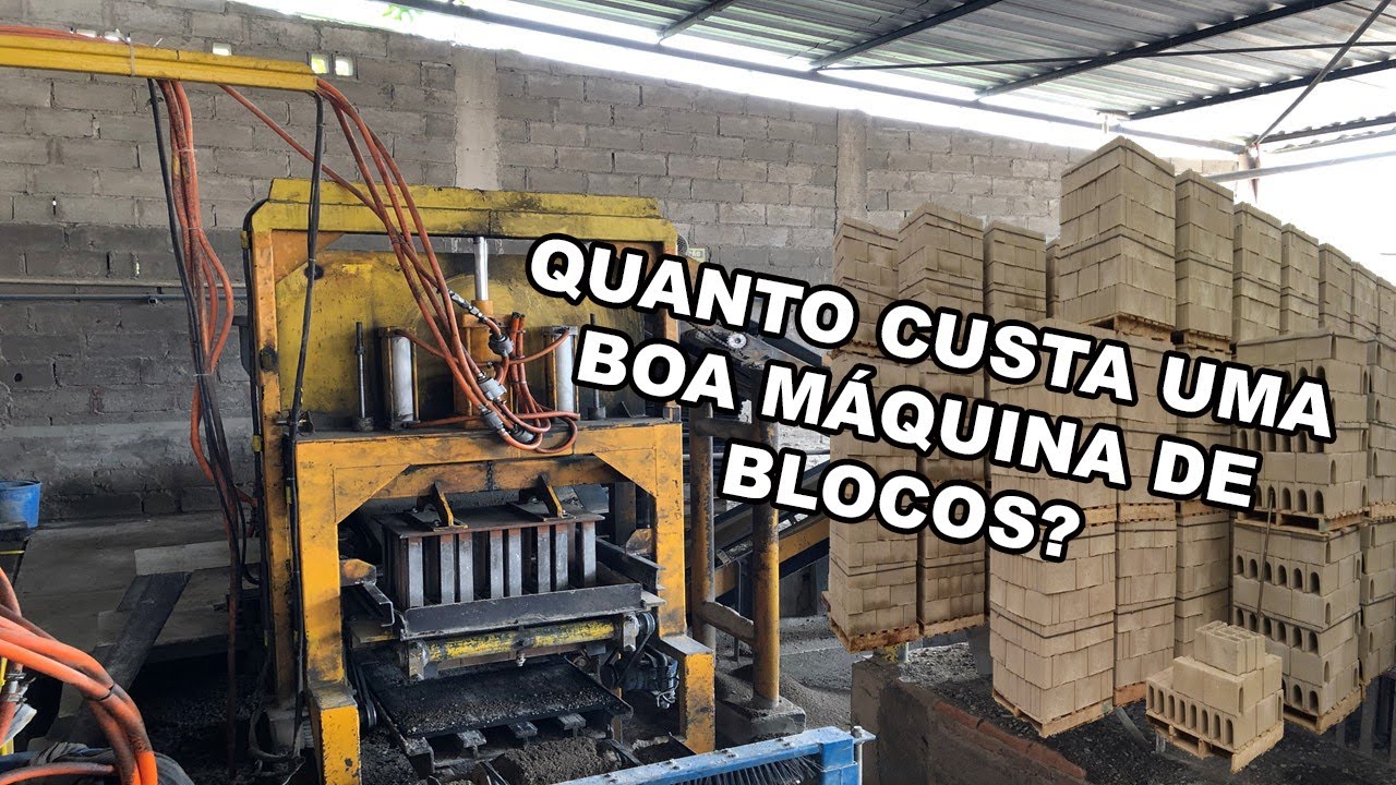 Quanto custa uma boa máquina de blocos