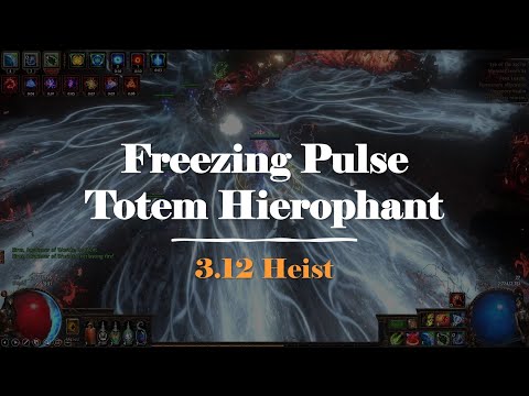 FAST CLEAR & FAST BOSSING POSSIBLE?! - Freezing Pulse Totem Hierophant Showcase | HEIST 3.12