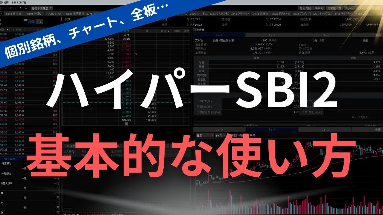 【使い始めた方へ】ハイパーSBI2の基本的な操作方法＆機能紹介