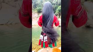 Avez-vous déjà vu un village entier de femmes aux cheveux longs ?     #knowledge