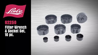 62250 Filter Wrench & Socket Set, 10 Pc. - video thumbnail 4