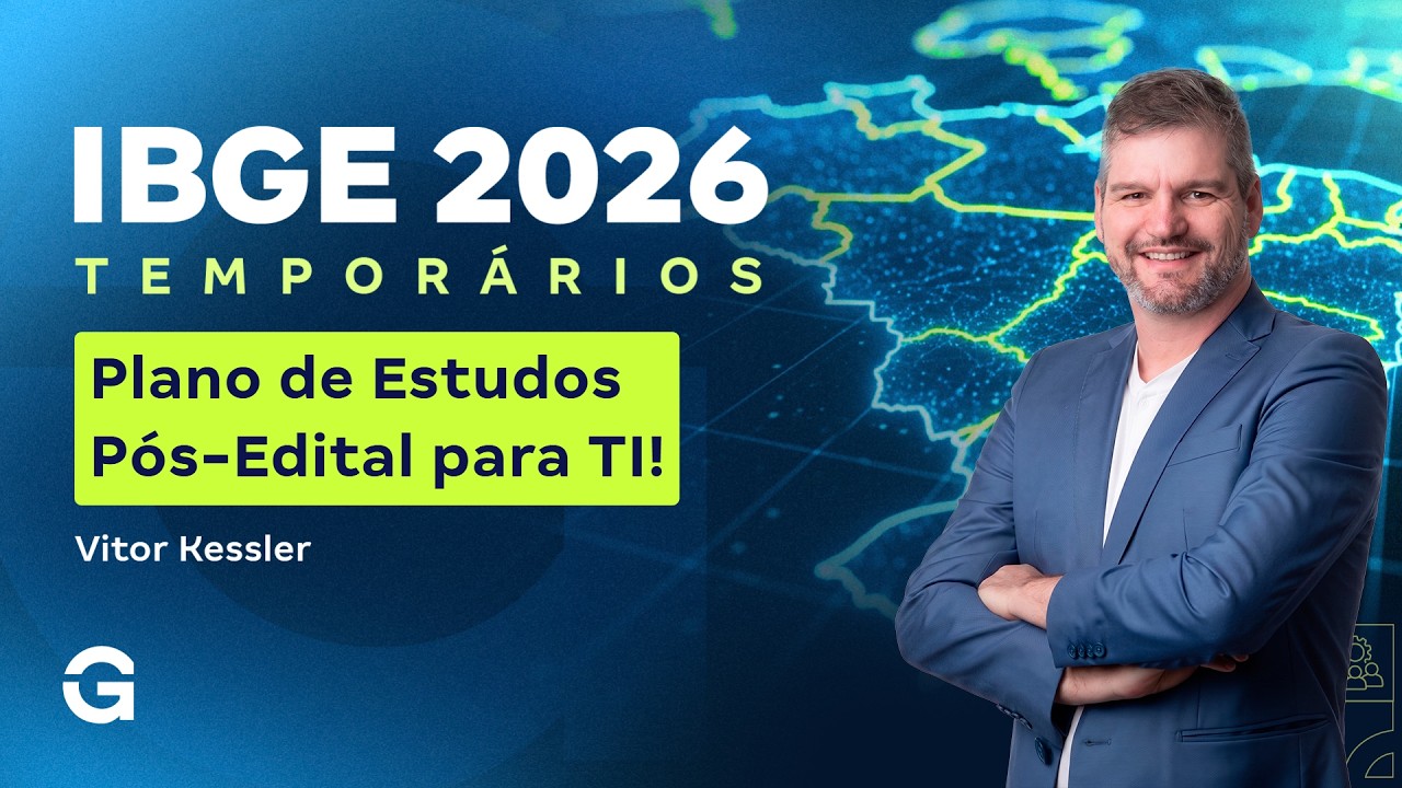 IBGE Temporários 2026: Plano de Estudos Pós-Edital para TI!