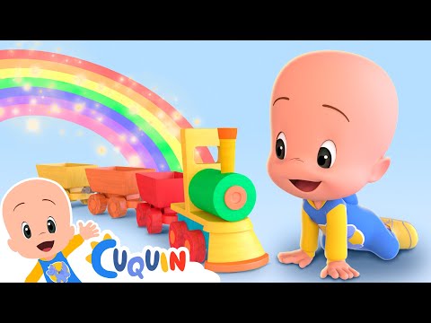 O trem do arco-íris 🚂🌈 Músicas infantis de Cleo e Cuquin