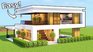Minecraft: Best Modern House Tutorial🏠
