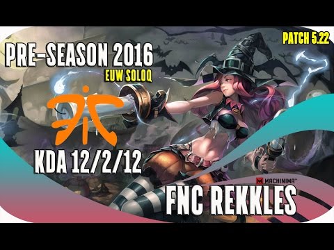 Miss Fortune [PreSeason 2016] - FNC Rekkles - EUW SoloQ KDA 12/2/12