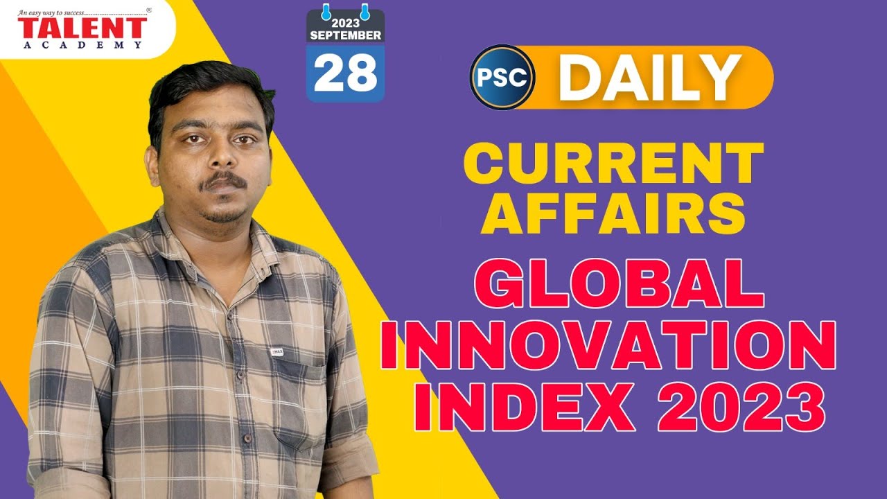 PSC Current Affairs - (28th September 2023) Current Affairs Today | Kerala PSC | Talent Academy