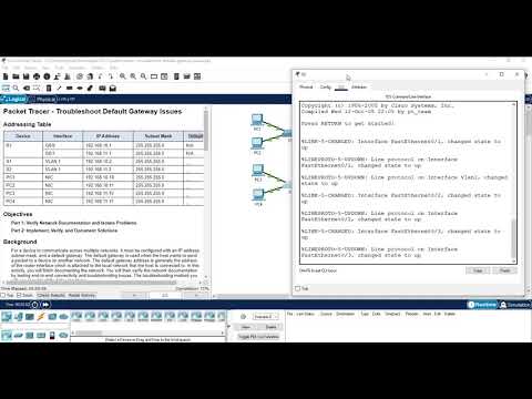 10.3.5 - Packet Tracer Troubleshoot Default Gateway Issues