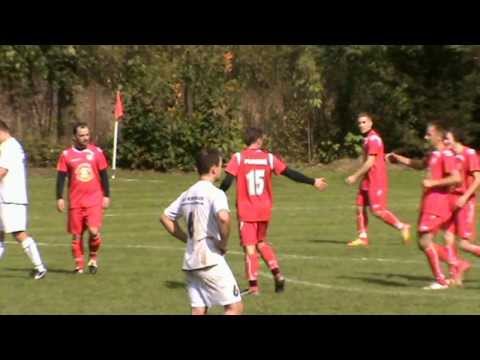 Sylwester Jantas 9:0 (86') 8 kolejka A klasy: Płomień Limanowa - Krokus Przyszowa (29.09.2013r.)