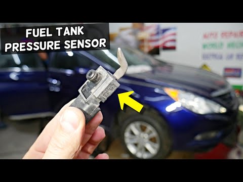 FUEL TANK PRESSURE SENSOR LOCATION REPLACEMENT demonstrated on Hyundai Sonata
