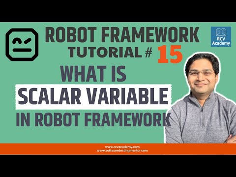 Robot Framework Tutorial 15 Scalar Variable in Robot Framework