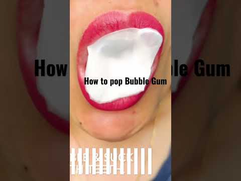 9 ways to pop crack GUM with a bubble gum #bubblegum #popping #shorts #subscribe #youtubeshorts #fyp