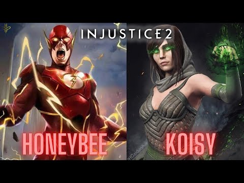 Koisy vs HoneyBee in Injustice 2! Enchantress vs Flash Matches!