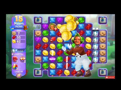 Wonka's World of Candy Level 46 NO BOOSTERS - A S GAMING