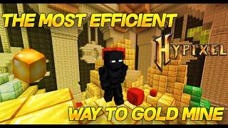 Hypixel Skyblock the Best Gold Mining Method INSANE RATES