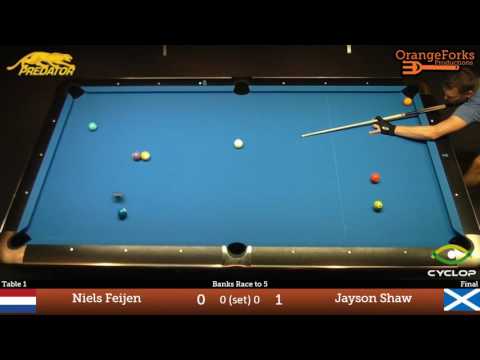 Niels Feijen vs Jayson Shaw ᴴᴰ | Deurne City Classic 2016 | Final Cyclop/Andy Cloth Bankpool