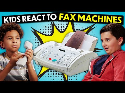 Kids React To Fax Machines