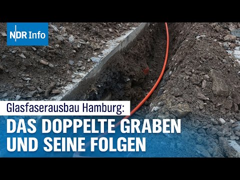 Hamburgs Glasfaser-Wahn: 13 Firmen, doppelte Arbeit? | NDR Info