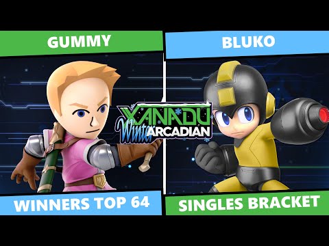 Xanadu Winter Arcadian: Winners Top 64 - GUMMY (Swordfighter) Vs Bluko (Mega Man) SSBU Singles