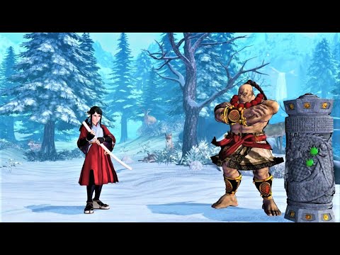 Takane Hibiki vs Wan Fu (Hardest AI) - Samurai Shodown