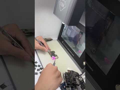 Safe BGA Chip Removal with TBK-2203/2205 Laser Soldering Machine #TBK #BGA #LaserSoldering