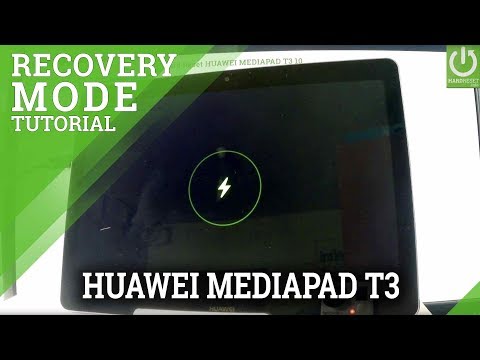 HUAWEI eRECOVERY / Enter eRecovery in HUAWEI MEDIAPAD T3