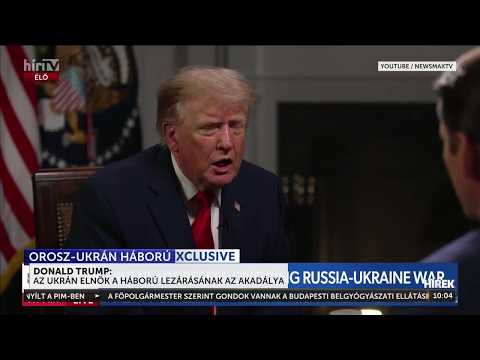 Donald Trump nem rajong az ukrán elnökért - HírTV