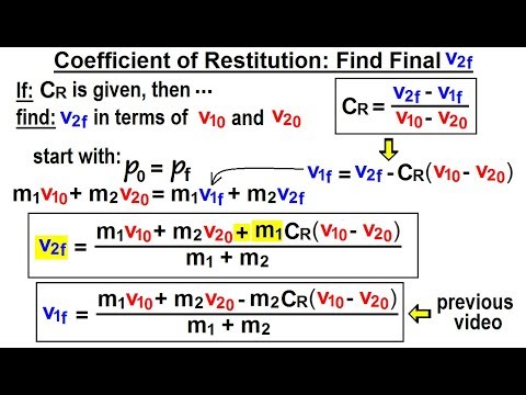 Physics Test Your Knowledge Momentum 1 of 20 Bullet Striking a Pendulum