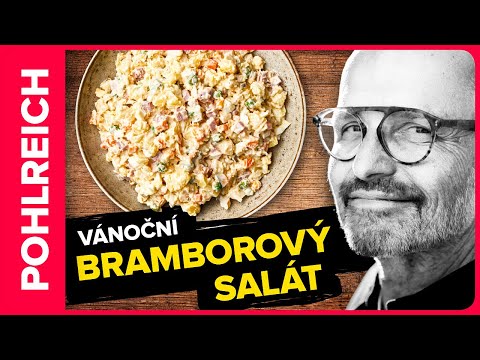 Poctivý bramborový salát – česká klasika na Štědrý den podle Zdeňka Pohlreicha
