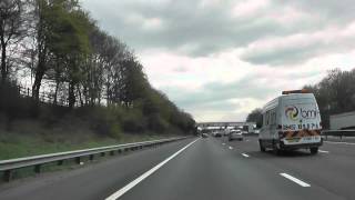 preview picture of video 'Driving On The M6 Motorway From  J18 Middlewich To J17 Sandbach, Cheshire East, England'
