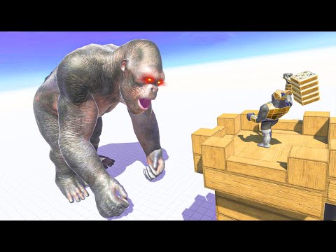 MIGHTY GHOR HAMMER Vs GIANT UNITS. Defense Tower - Animal Revolt Battle Simulator