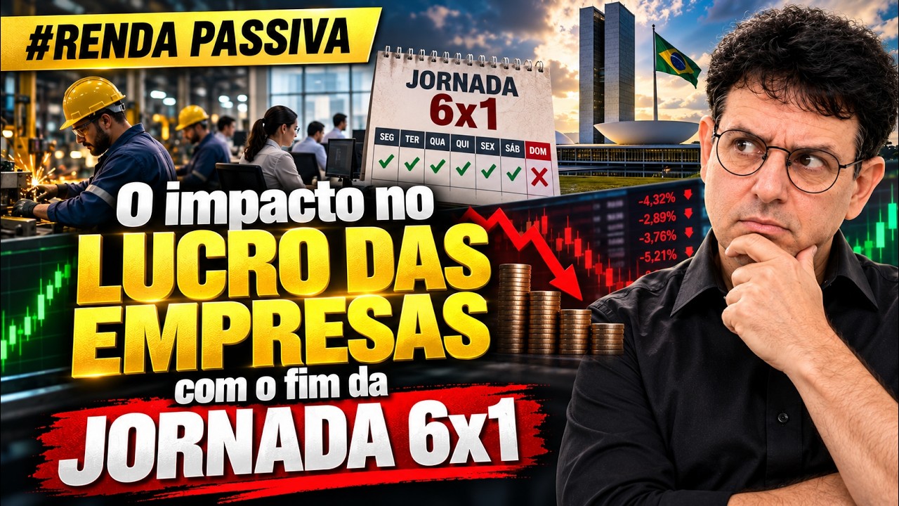 O impacto no LUCRO DAS EMPRESAS com o fim da JORNADA 6x1