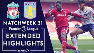 Liverpool v. Aston Villa | PREMIER LEAGUE HIGHLIGHTS | 4/10/2021 | NBC Sports