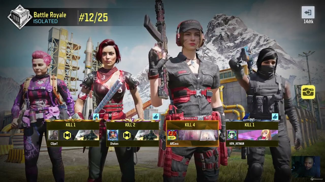 Push Rank Legendary CODM Battle Royale Squad ARCava