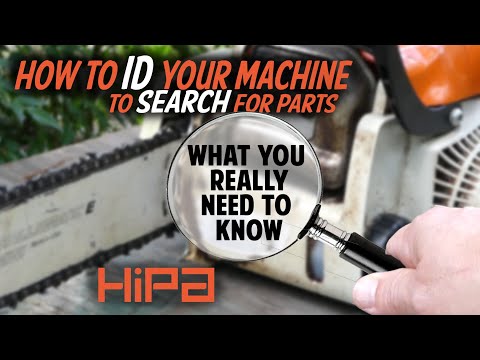 How to identify your machine to search for parts - What you really need to know!