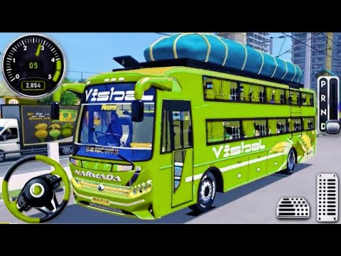 Offroad Bus Drive 3D Simulator - Real City Classic Bus Driving - Android GamePlay